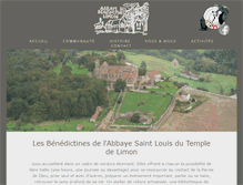 Tablet Screenshot of abbaye-limon-vauhallan.com